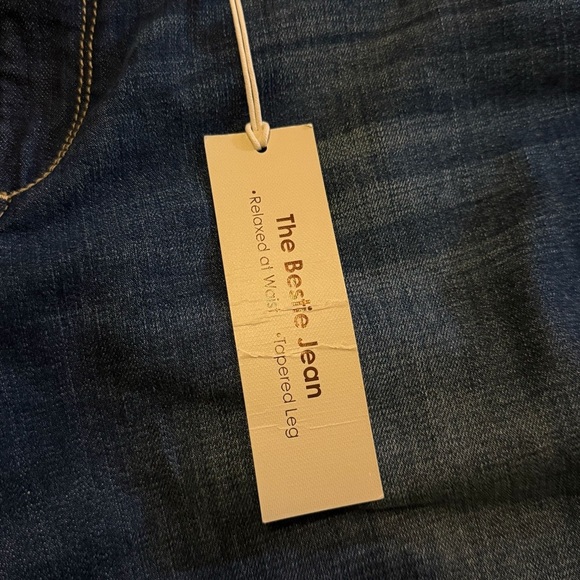 Vintage America Deep Indigo Straight Leg Jeans Size 12/31 - Picture 7 of 11